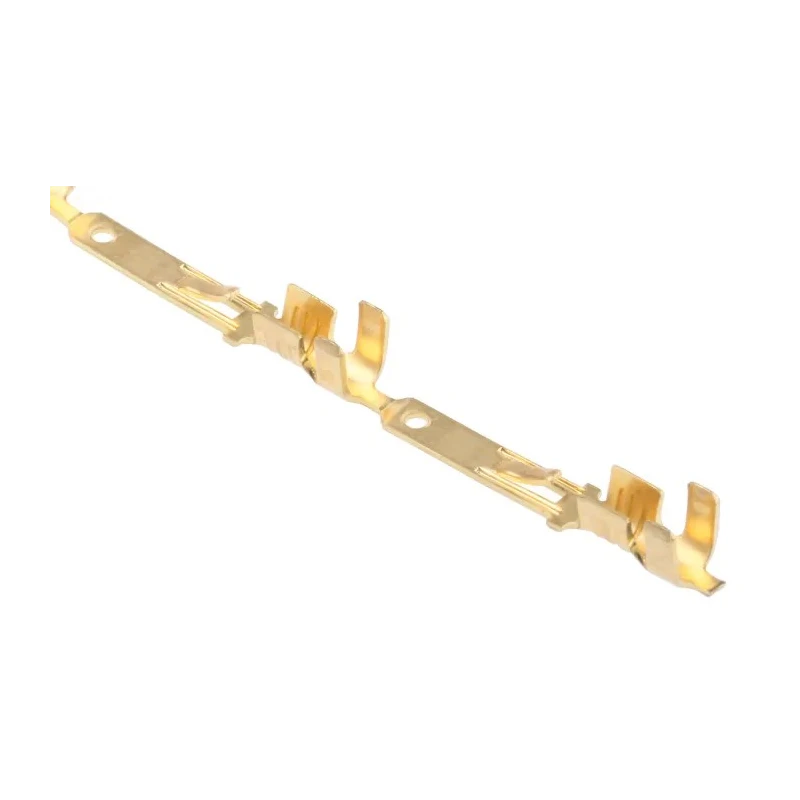 TE Connectivity FASTIN-FASTON .110 Yellow Uninsulated Male Spade Connector Crimp, 2.79 x 0.51 mm Tab Size 20 AWG to 170014-5