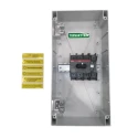 ABB 4-Pole Screw Mount Switch Disconnector IP65 Black Handle OTP Series 0A 140x200x140mm 