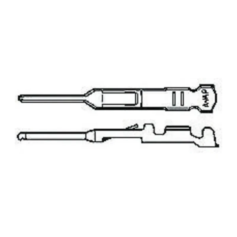 TE Connectivity Automotive Connector Terminal, EI Male Pin Contact Crimp, 2A, Pre Tin Plating, Phosphor Bronze 170376-2