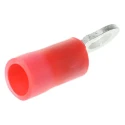 TE Connectivity PLASTI-GRIP Insulated Ring Terminal M3 Stud Size for 22 AWG to 18 AWG Wire Red 170780-1