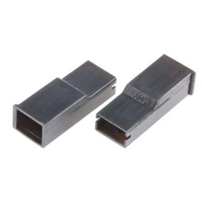 TE Connectivity Positive Lock .250 Mk I 1 Way Nylon Crimp Terminal Housing 6.35 mm Tab Size 171809-2