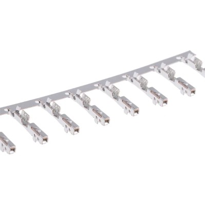 TE Connectivity MULTILOCK 040 III Series Female Crimp Terminal, Tin Plating, Copper Alloy, 19 AWG Min, 16 AWG Max 316838-1