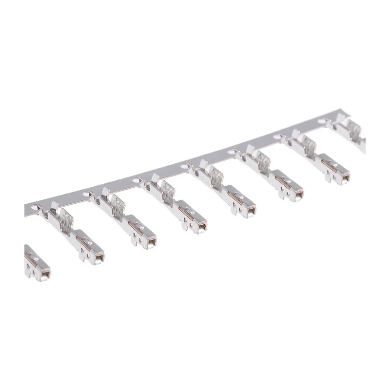 TE Connectivity MULTILOCK 040 III Series Female Crimp Terminal, Tin Plated Copper Alloy, 19 AWG to 16 AWG, Crimp 316838-1