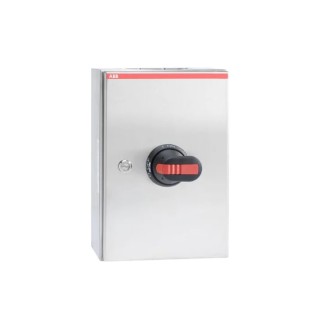 ABB 6-Pole Screw Mount Switch Disconnector IP65, Black Handle, Series OTR
