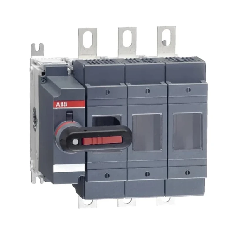 ABB Fuse Switch Disconnector 3-Pole Enclosed Base Mount, 1000V Switching Voltage 200A Current 1SCA022764R7130 OS200D03K