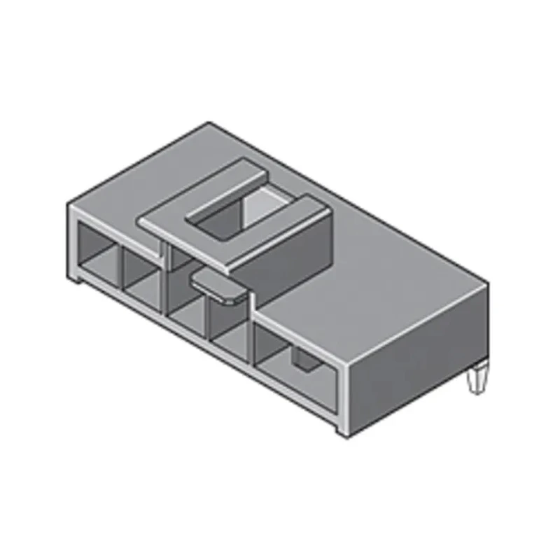 Molex Nano-Fit Series Right Angle Through Hole PCB Header, 2 Contact, 2.5 mm Pitch, 1 Row, Shrouded 105313-1102