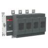 ABB Fuse Switch Disconnector 4-Pole 630A Lug Terminal Enclosed Base Mount 690V AC 630kW OS Series 1SCA022825R6150