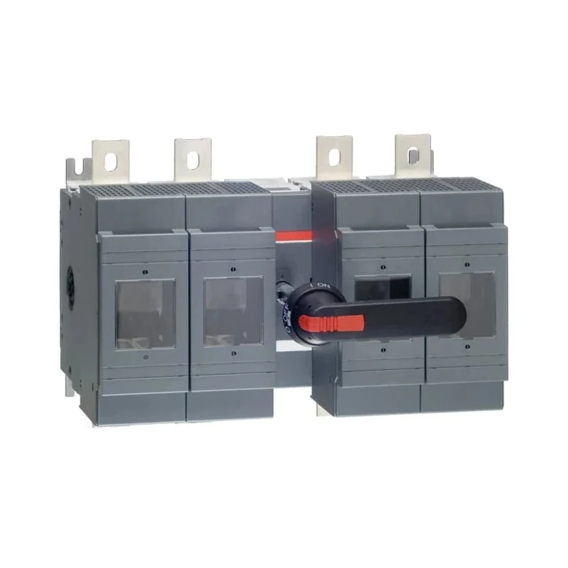 ABB Fuse Switch Disconnector 4-Pole 630 A Enclosed with Pistol Handle and DIN Fuse System 1SCA022835R8150