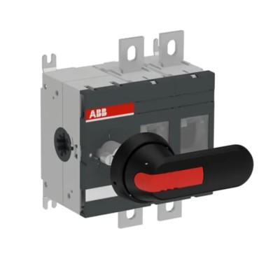 ABB 2-Pole Surface Mount Switch Disconnector, IP00 Protection, Black Handle, OT Series 