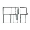 TE Connectivity Multi-Interlock Mark II Female Connector Housing 6 mm Pitch 9 Way 2 Row Straight 172096-1
