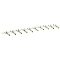 TE Connectivity MULTILOCK 040 Series Female Crimp Terminal, Gold Plated, Phosphor Bronze, 5A Current, 22-20 AWG 173681-2
