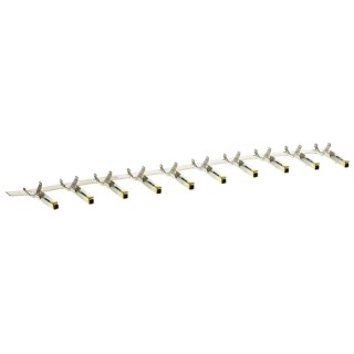 TE Connectivity MULTILOCK 040 Series Female Crimp Terminal, Gold Plated, Phosphor Bronze, 5A Current, 22-20 AWG 173681-2