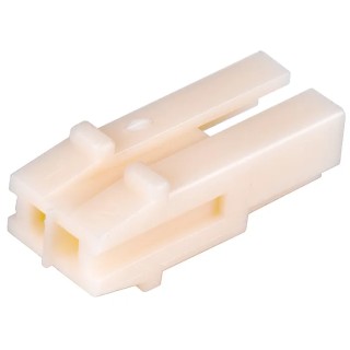 TE Connectivity EI Female Connector Housing 2 Way 1 Row Straight 2.5 mm Pitch Nylon 7.9mm Length 172211-2