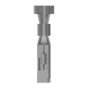 TE Connectivity AMP Universal Power Series Female Crimp Terminal, 12A, 26 AWG Min to 22 AWG Max, Tin Plating 175151-1