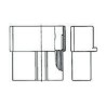 TE Connectivity Multi-Interlock Mark II Female Connector Housing 6 mm Pitch 11 Way 2 Row Straight 172507-1