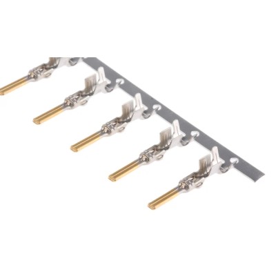 TE Connectivity Econoseal J Series Automotive Connector Male Tab Crimp 10A Gold Plated Contact 171661-2