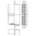 TE Connectivity Multi-Interlock Mark II Female Connector Housing 6 mm Pitch 13 Way 2 Row Straight 172515-1