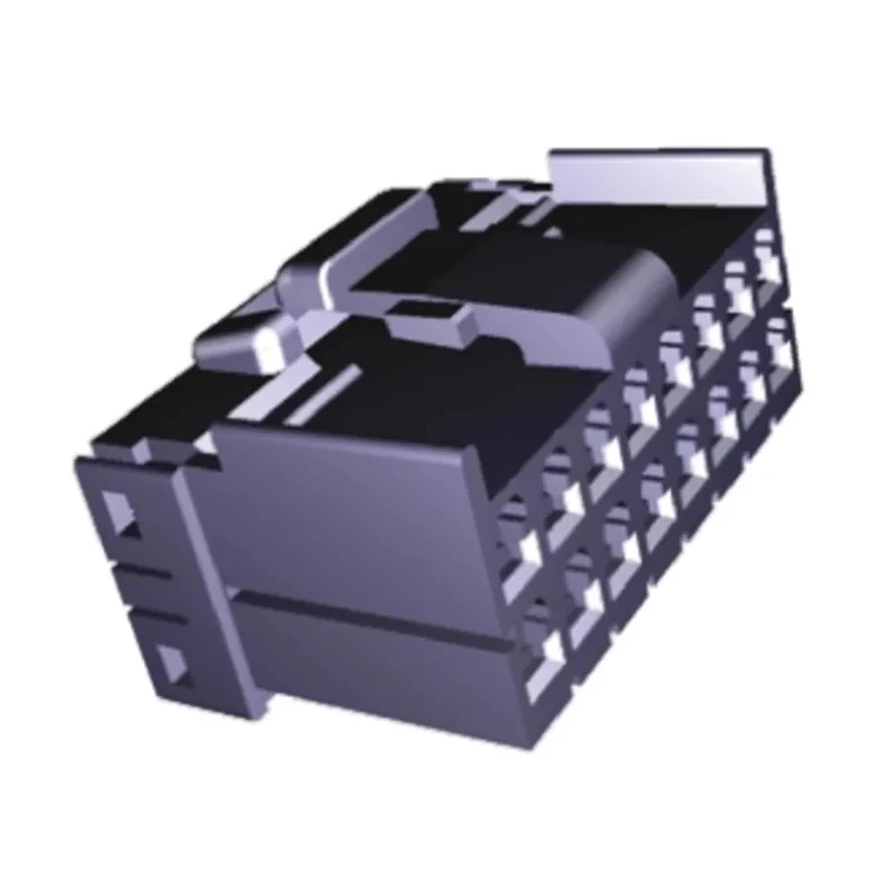 TE Connectivity MULTILOCK 040 Male Connector Housing 16 Way 2 Row Straight 3.8 mm Pitch 26.4mm Length 32.7mm Width 174147-2