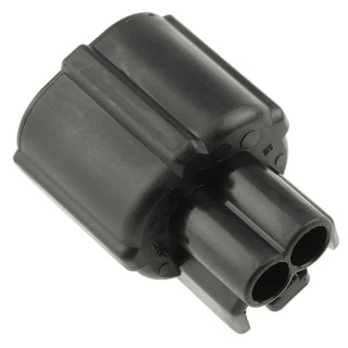 TE Connectivity Econoseal J 070 Mk II Automotive Connector Male Black Cable 2 Way Crimp Termination 173090-2