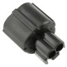 TE Connectivity Econoseal J 070 Mk II Automotive Connector Male Black Cable 2 Way Crimp Termination 173090-2