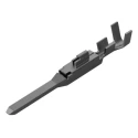 TE Connectivity AMP Universal Power Series Male Crimp Terminal, 12A Current, 26-22 AWG Wire Size, Tin Plating 175153-1