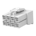TE Connectivity AMP Universal Power Male Connector Housing 8 Way 2 Row 3.96 mm Pitch Nylon 176275-1