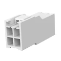 TE Connectivity AMP Universal Power Female Connector Housing 3.96 mm Pitch 4 Way 2 Row Straight 176284-1
