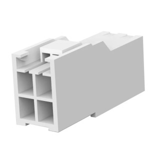 TE Connectivity AMP Universal Power Female Connector Housing 3.96 mm Pitch 4 Way 2 Row Straight 176284-1