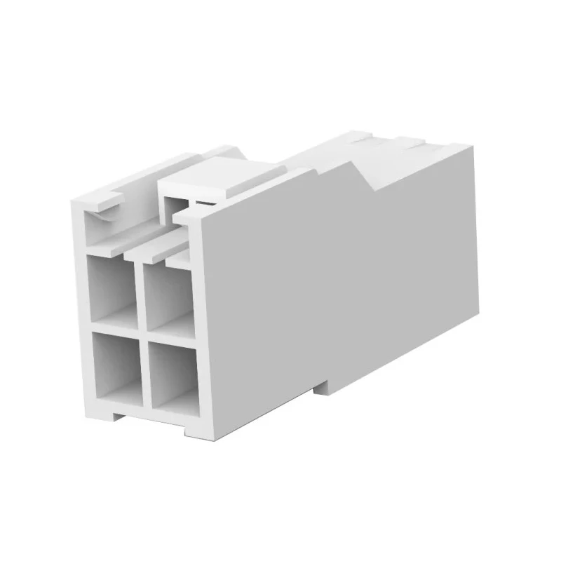 TE Connectivity AMP Universal Power Female Connector Housing 3.96 mm Pitch 4 Way 2 Row Straight 176284-1