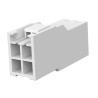 TE Connectivity AMP Universal Power Female Connector Housing 3.96 mm Pitch 4 Way 2 Row Straight 176284-1