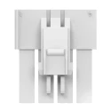 TE Connectivity AMP Universal Power Male Connector Housing 3.96 mm Pitch 8 Way 2 Row Straight 176275-1