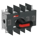 ABB 4-Pole Screw Mount Switch Disconnector, Black Handle, IP00/IP65, 200A, 1000V AC, 200 kW 1SCA022762R5830