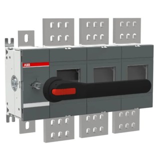 ABB 4-Pole Surface Mount Switch Disconnector, IP00, 2500A, Series OT 