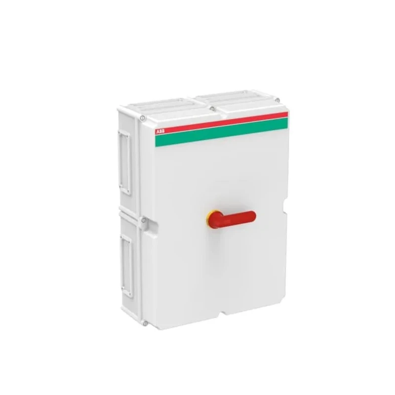 ABB 4-Pole Screw Mount Switch Disconnector IP65, Yellow Red Handle, 0A OT Series 