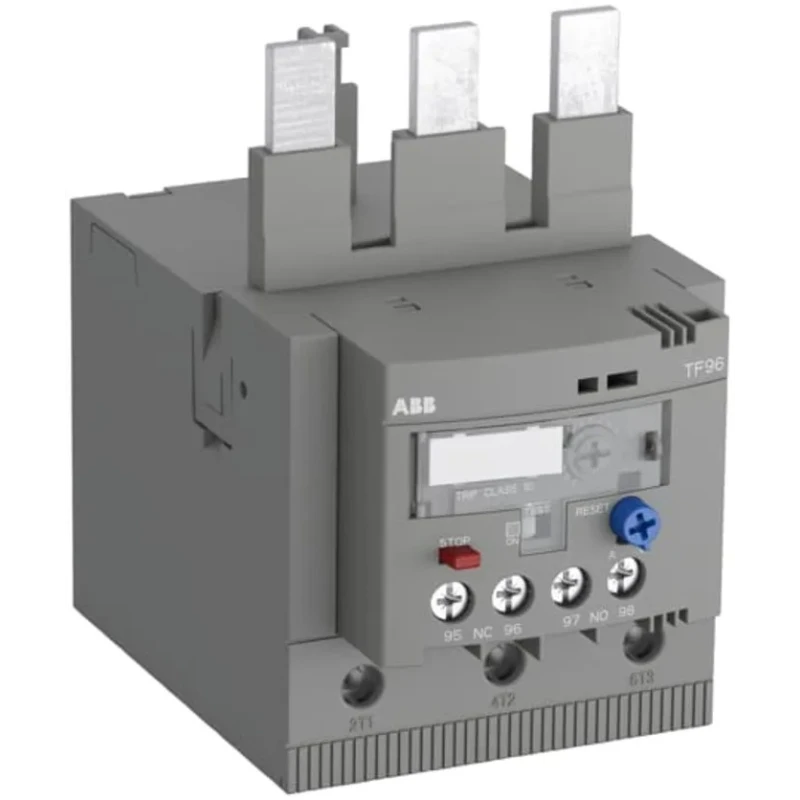 ABB Thermal Overload Relay 1 NO/1 NC, 6A F.L.C, 51A Contact Rating, 3 Pole, 440V / 600V DC TF96