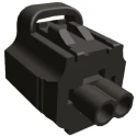 TE Connectivity Econoseal J Mk II Automotive Connector Male Black Cable 2 Way Crimp Termination 2822365-1