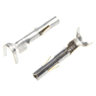 TE Connectivity Universal MATE-N-LOK Series Female Crimp Terminal 19A 20 AWG to 14 AWG 350551-1