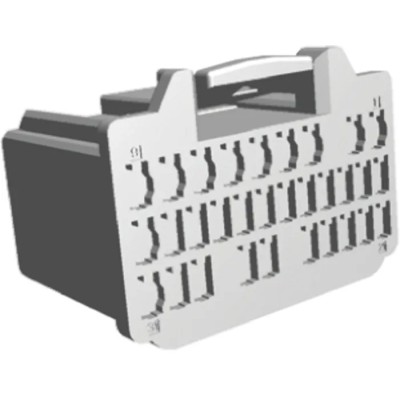 TE Connectivity MULTILOCK 40 III Automotive Connector Male Natural Housing 31 Way Crimp 353826-1