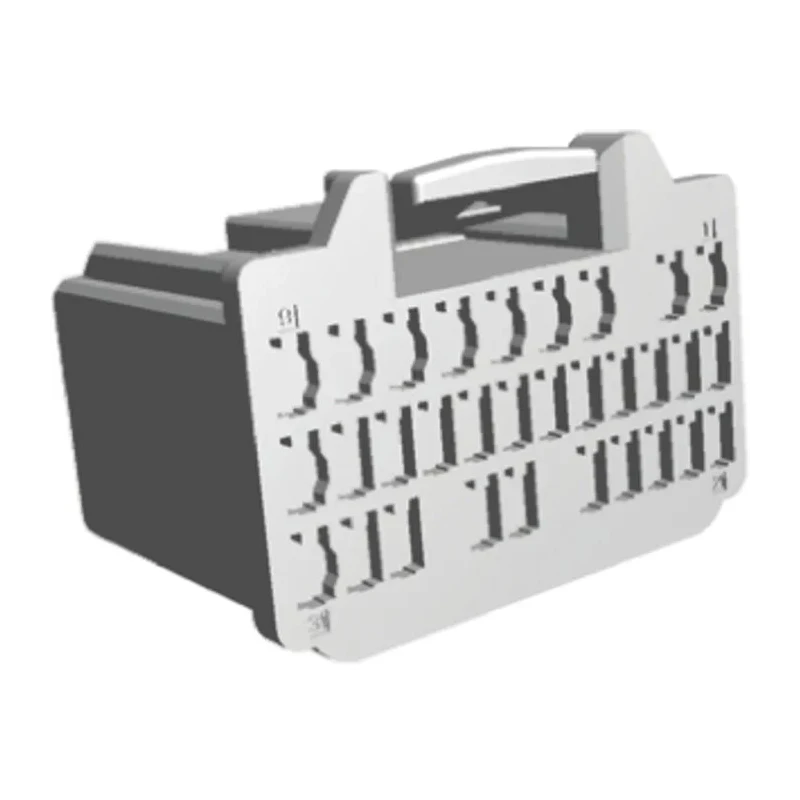 TE Connectivity MULTILOCK 40 III Automotive Connector Male Natural Housing 31 Way Crimp 353826-1