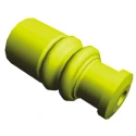 TE Connectivity EconoSeal III Cable Male Wire Seal Plug-In Silicone Housing Yellow 900324-4