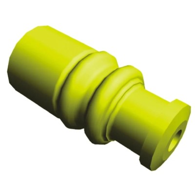 TE Connectivity EconoSeal III Cable Male Wire Seal Plug-In Silicone Housing Yellow 900324-4