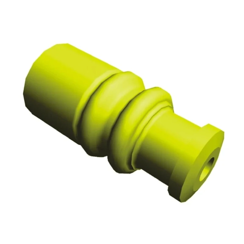 TE Connectivity EconoSeal III Cable Male Wire Seal Plug-In Silicone Housing Yellow 900324-4