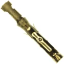 TE Connectivity Type III Series Female Crimp Terminal for M Series Connector Housings, 13A, Gold Plated Brass, 18-16 66101-1