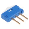 KNITTER-SWITCH PCB Slide Switch SPST Latching 500A Phosphor Bronze Gold Plated MMP1010D