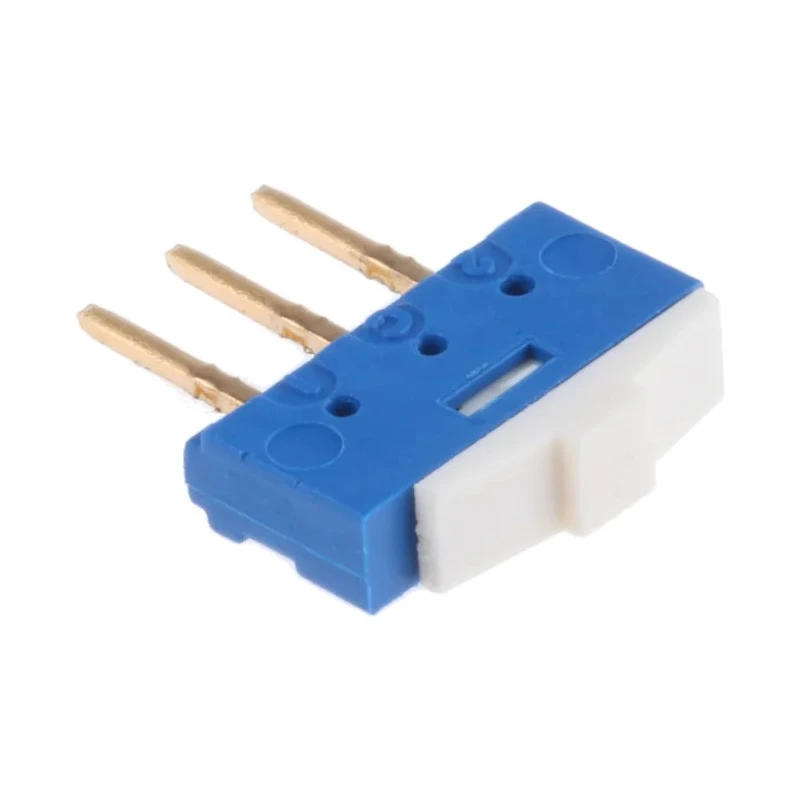 KNITTER-SWITCH PCB Slide Switch SPST Latching 500A Phosphor Bronze Gold Plated MMP1010D