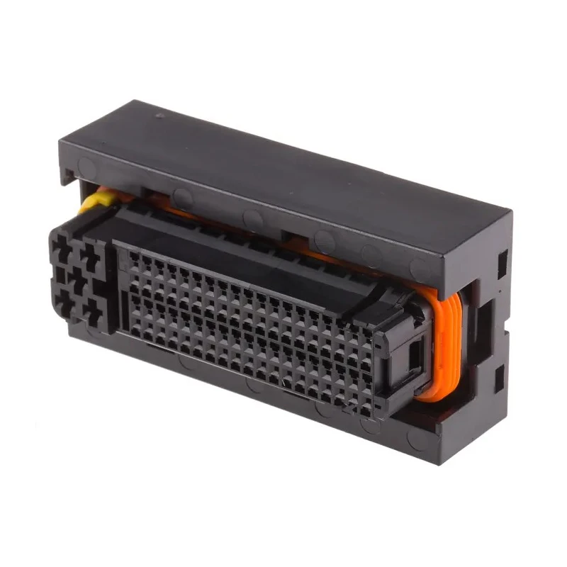 TE Connectivity Micro Quadlok System Automotive Connector Female Black Cable 81 Way Crimp Termination 1473244-1