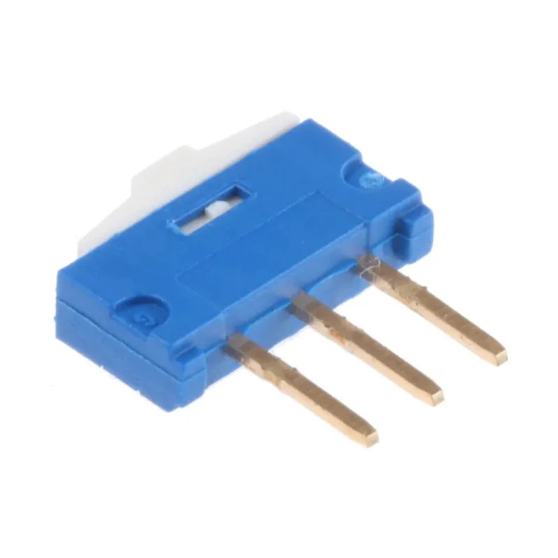 KNITTER-SWITCH PCB Slide Switch SPST Latching 500A Phosphor Bronze Gold Plated MMP1010D