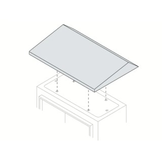 ABB SR/SRN Series Steel Cover for Use with Enclosure 55 mm x 200 mm x 500 mm TT5020K