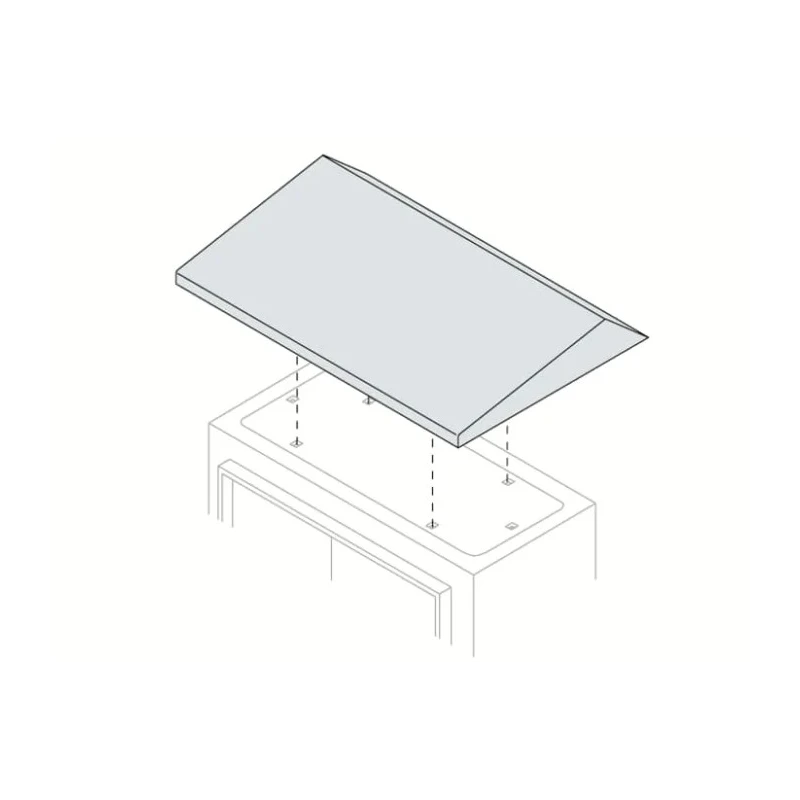ABB SR/SRN Series Steel Cover for Use with Enclosure 55 mm x 250 mm x 500 mm TT5025K