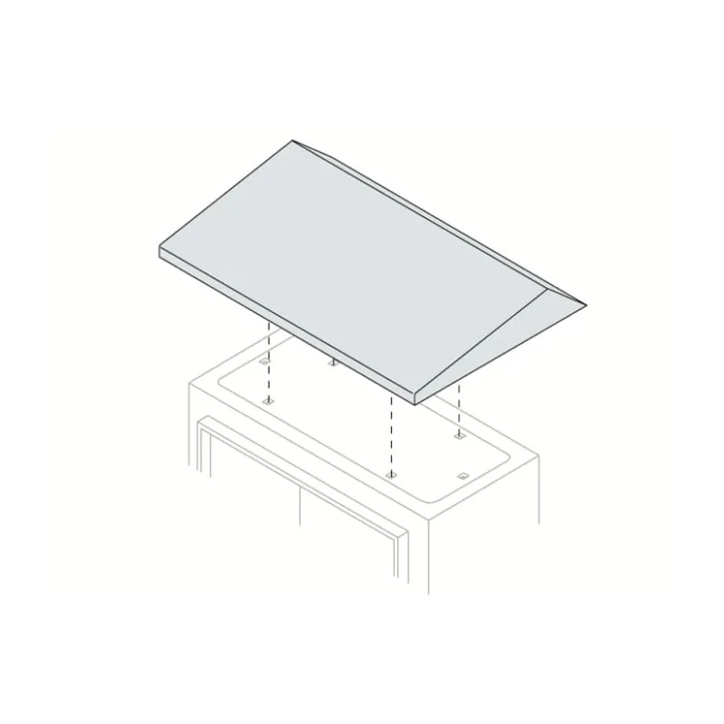 ABB SR/SRN Series Steel Cover for Use with Enclosure 55 mm x 200 mm x 600 mm TT6020K